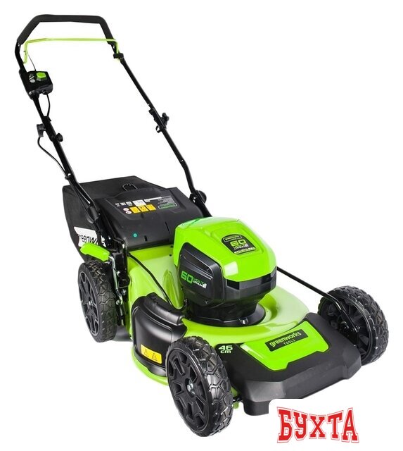 Газонокосилка Greenworks GD60LM46SP (без АКБ) 4