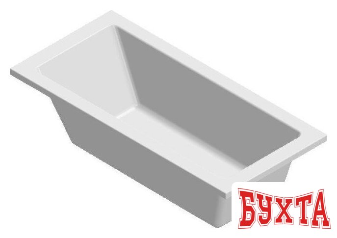 Ванна Bonito Home Saga 180x80 BH-SA-206-180-80/St (с ножками) 3