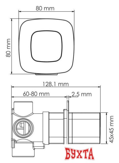 Переключатель режимов Wasserkraft A265 2