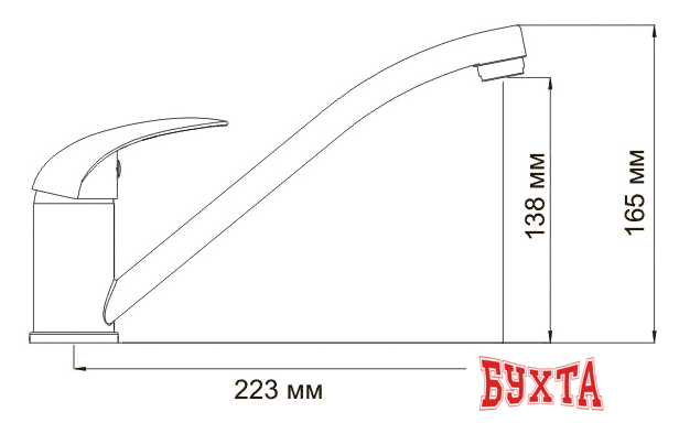 Смеситель Wasserkraft Isen 2607 3