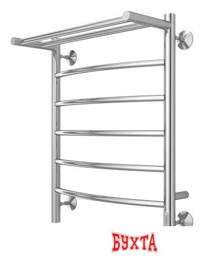 Полотенцесушитель TERMINUS Классик П6 500x650 с полкой бп электро (хром) 2