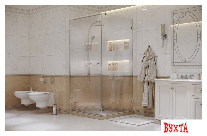 Душевой уголок Ambassador Abner 10011102L 100х100 2