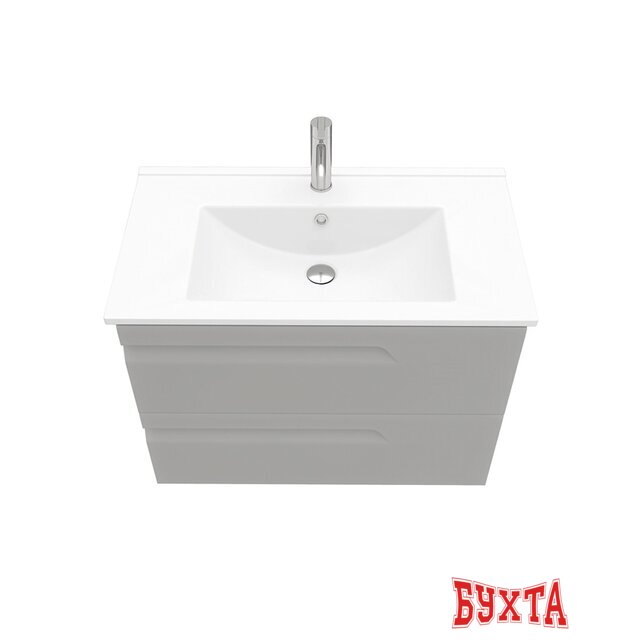 Мебель для ванных комнат Laparet Тумба под умывальник Atlas 80 (кашемир матовый) 3