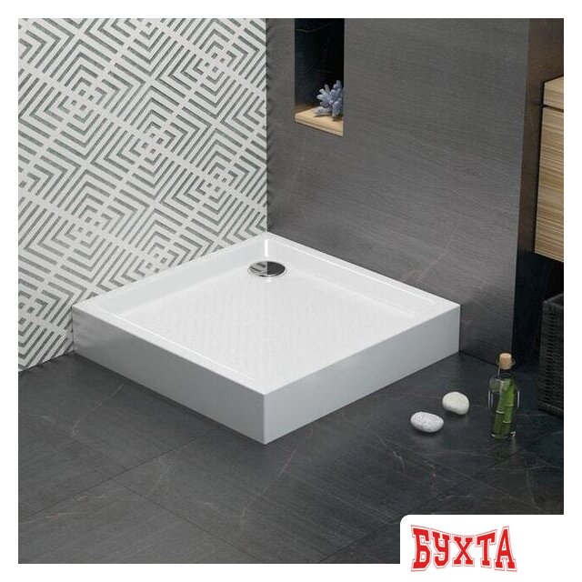 Душевой поддон Lavinia Boho Rock 3707380S 80х80 5