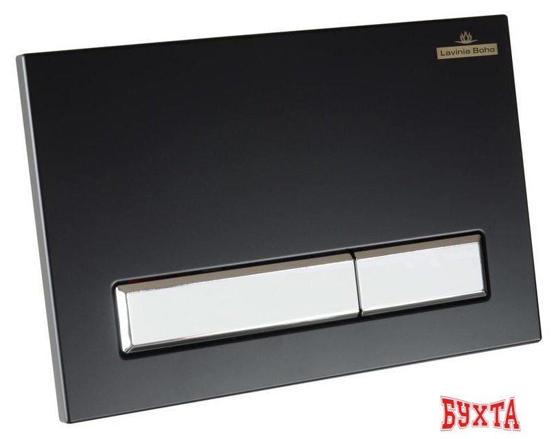 Панель смыва Lavinia Boho Relfix 38050601 (матовый черный/белый) 2