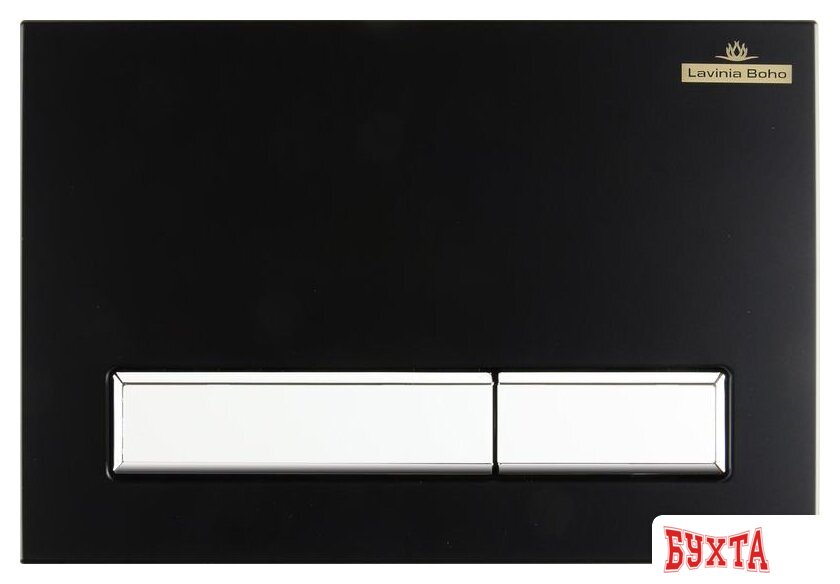 Панель смыва Lavinia Boho Relfix 38050601 (матовый черный/белый) 4
