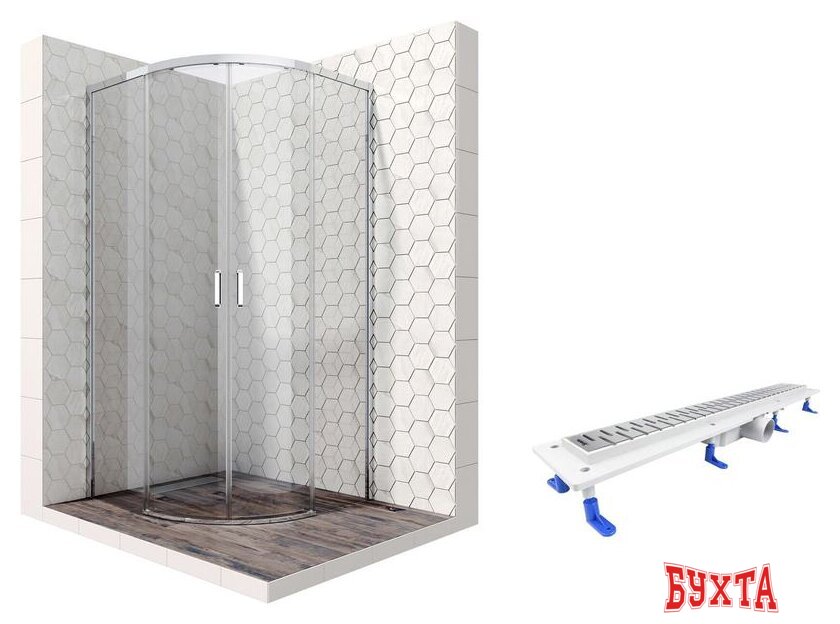 Душевой уголок Ambassador Set 11011102-ST8