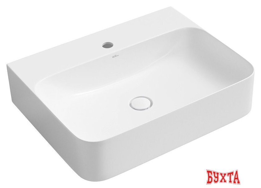 Умывальник Wellsee Clermont 302602000 с донным клапаном click-clack 2