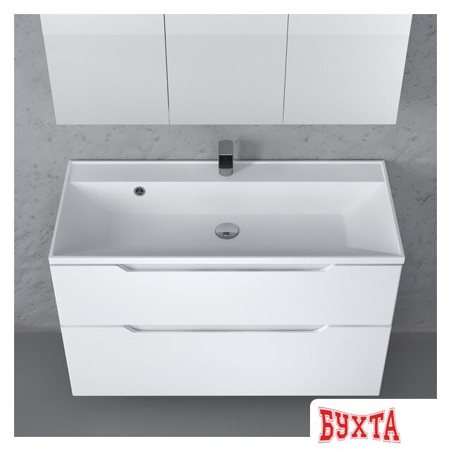 Мебель для ванных комнат Raval Тумба под умывальник Wector 100 Wct.01.100/P/W/MD 4