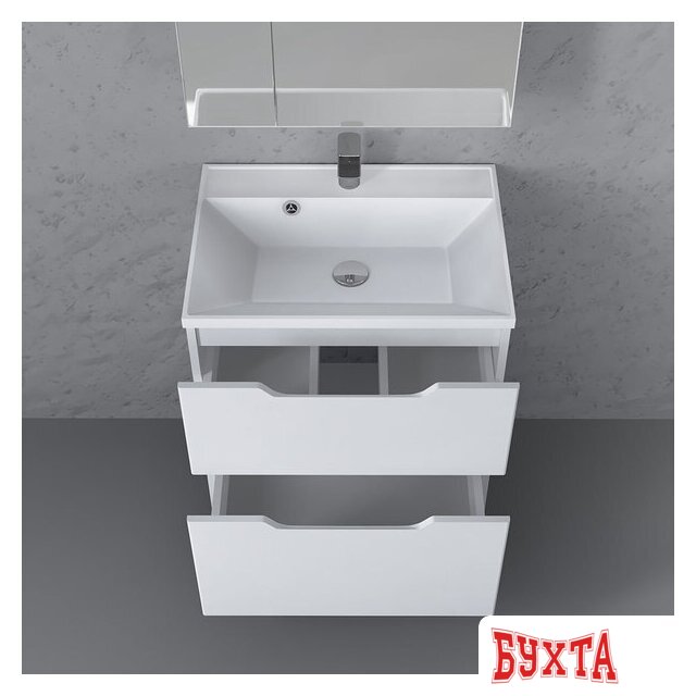 Мебель для ванных комнат Raval Тумба под умывальник Wector 60 Wct.01.60/P/W/MD 5