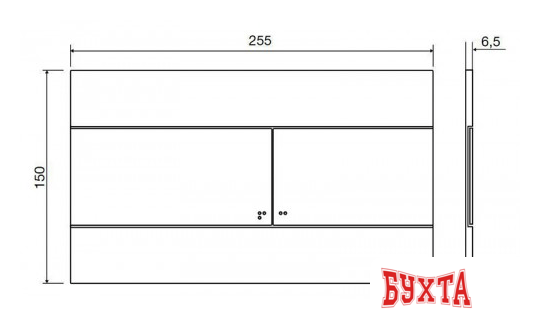 Инсталляция для унитаза OLI OLI80 Механика + Slim (хром) 4