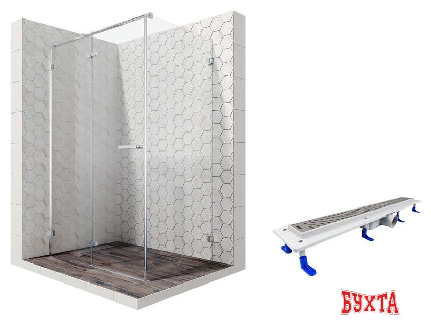 Душевой уголок Ambassador Set 10011103L-ST3