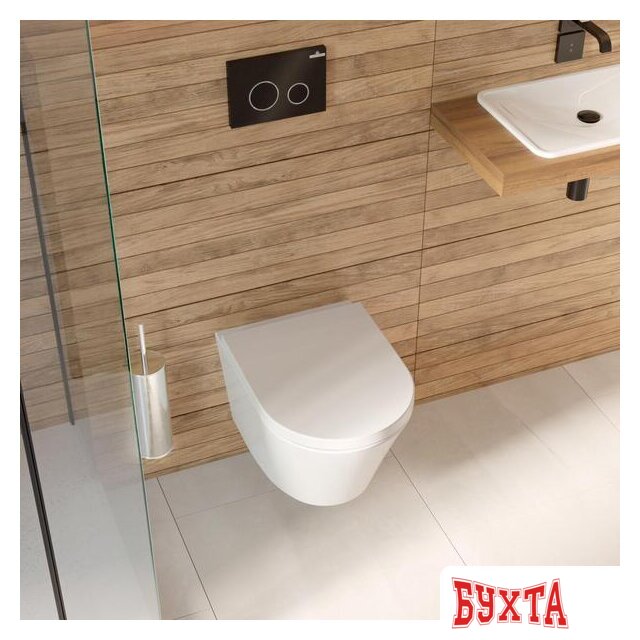 Инсталляция для унитаза Lavinia Boho Relfix 5 в 1 77010037 (черный пластик) 4