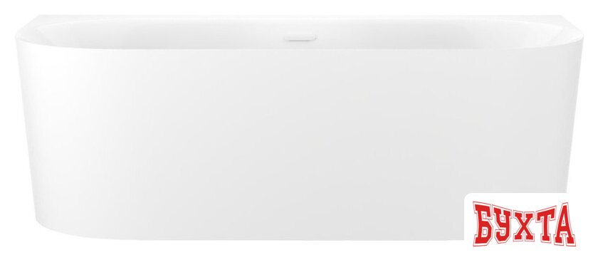 Ванна Wellsee Collaro 180x80 28910202R (пристенная ванна белый глянец, экран, ножки, сифон-автомат глянцевый белый)