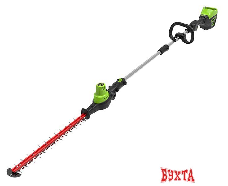 Кусторез + высоторез Greenworks GD60PHT61 2301107 (без АКБ) 2