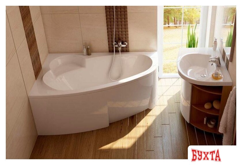 Фронтальный экран под ванну Ravak Asymmetric 170 R 2