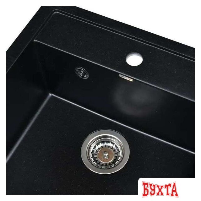 Кухонная мойка Wisent W510-25 (оникс) 3