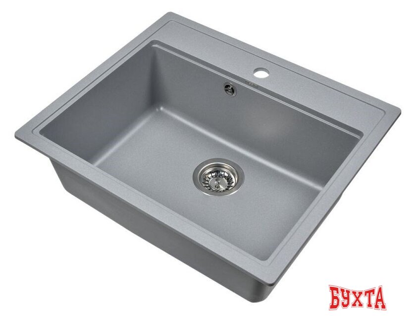 Кухонная мойка Wisent 600-29W (с сифоном GER013) 3