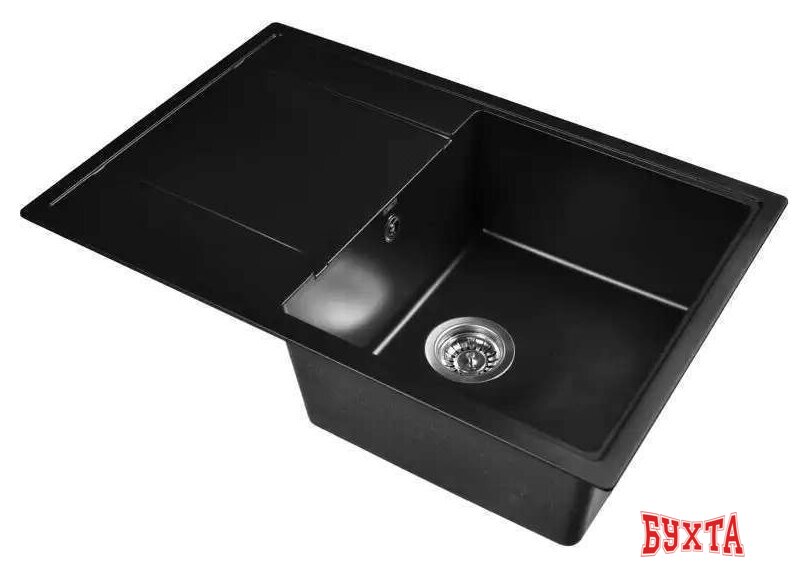 Кухонная мойка Wisent W780-25 (оникс) 2