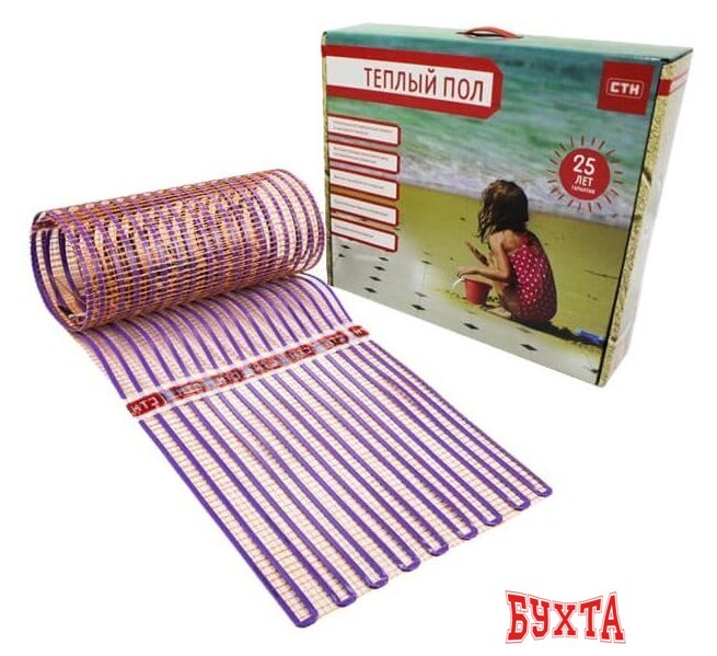 Нагревательный мат СТН City Heat 3х0.5 м 225 Вт