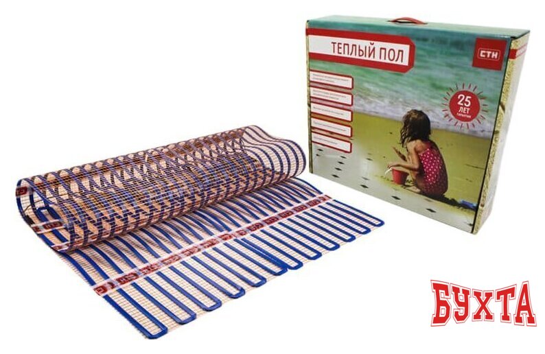 Нагревательный мат СТН City Heat 1.5х1 м 225 Вт