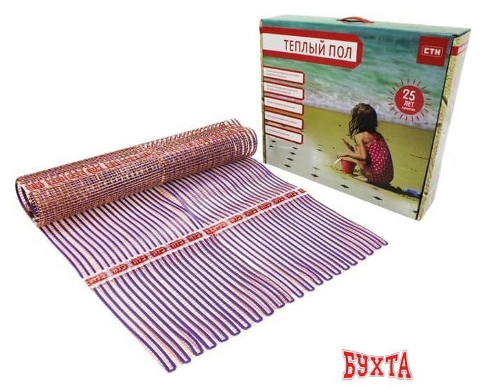 Нагревательный мат СТН City Heat 4х1 м 600 Вт