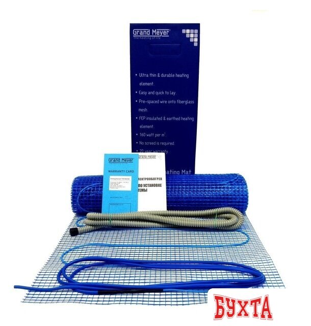 Нагревательный мат Grand Meyer THM180-120 12 кв.м. 2160 Вт 2