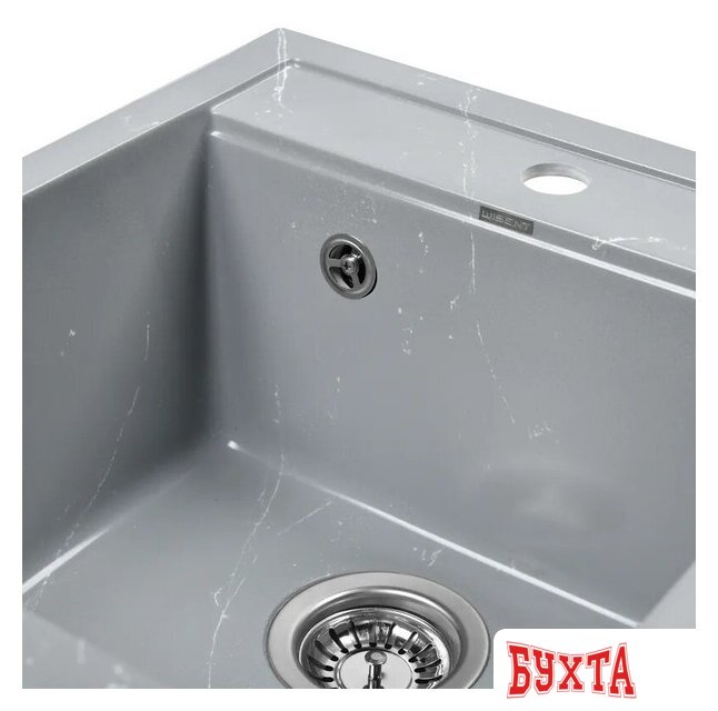 Кухонная мойка Wisent WA45-17 (с сифоном GER013) 3