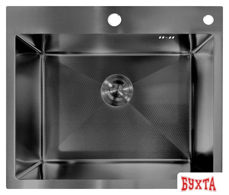Кухонная мойка Asteria A6050NB-D (черный декор)