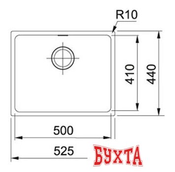 Кухонная мойка Franke Sirius SID 110-50 125.0443.352 (белый) 2
