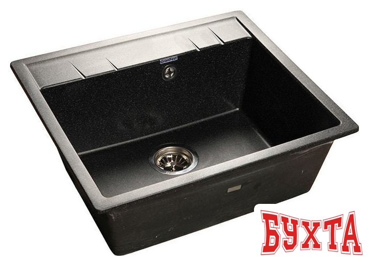 Кухонная мойка GranFest GF-Q-561 (черный)