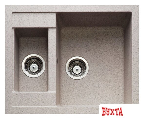 Кухонная мойка GranFest GF-Q610K (бежевый)