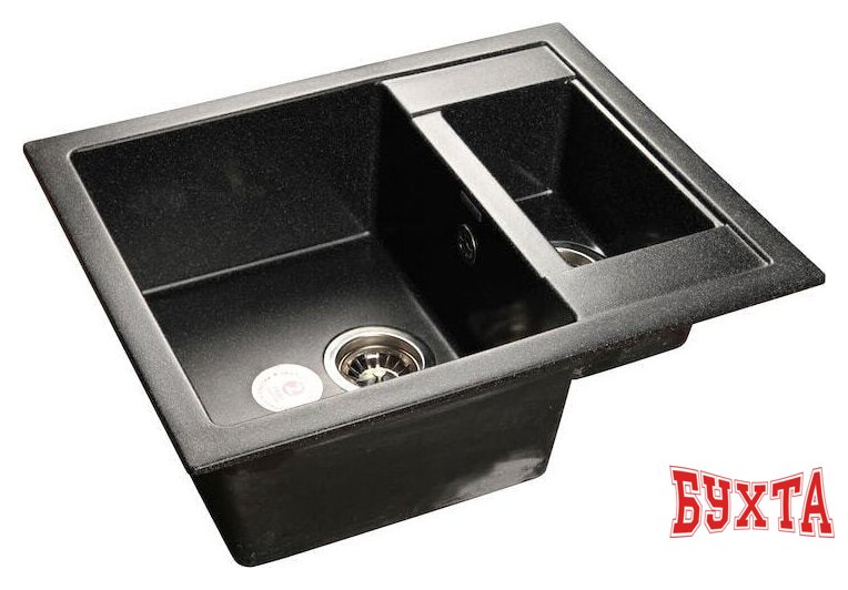 Кухонная мойка GranFest GF-Q610K (черный)