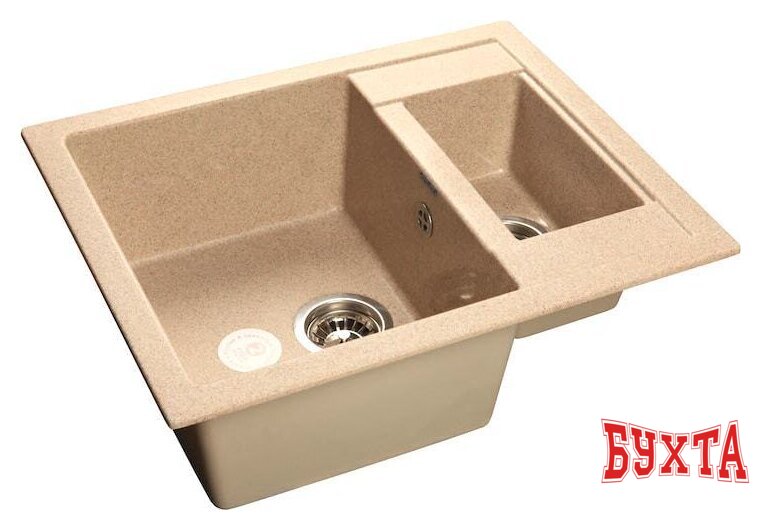 Кухонная мойка GranFest GF-Q610K (песочный)