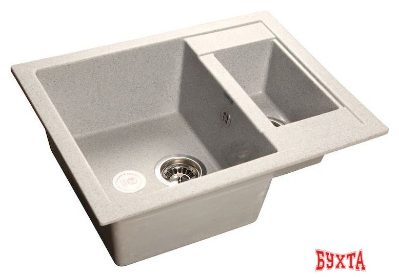 Кухонная мойка GranFest GF-Q610K (серый)