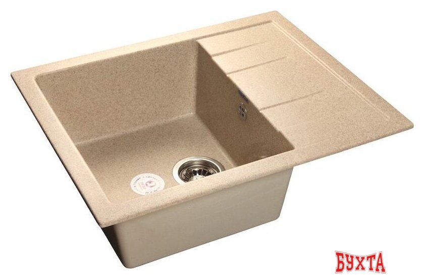 Кухонная мойка GranFest GF-Q650L (песочный)