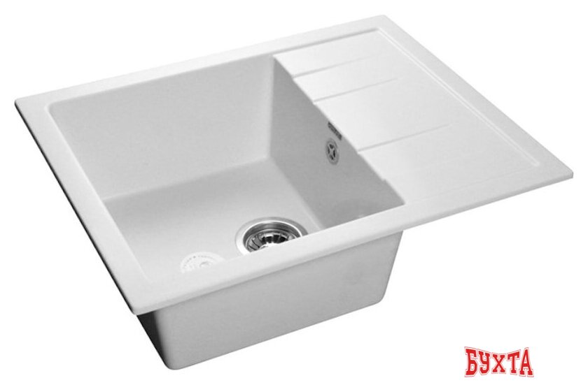 Кухонная мойка GranFest GF-Q650L (иней)