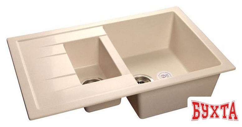 Кухонная мойка GranFest GF-Q775KL (белый)