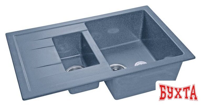 Кухонная мойка GranFest GF-Q775KL (графит)