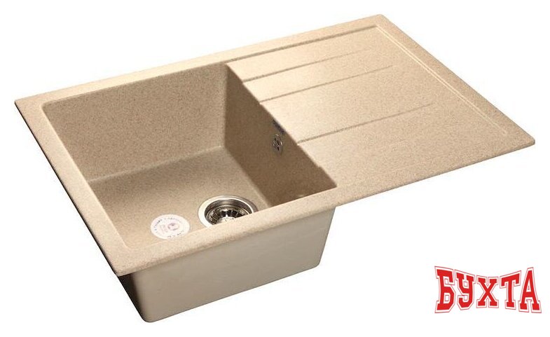 Кухонная мойка GranFest Quadro GF-Q780L (песочный)