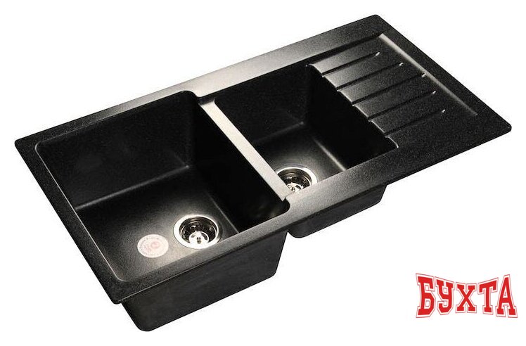 Кухонная мойка GranFest GF-P980KL (черный)