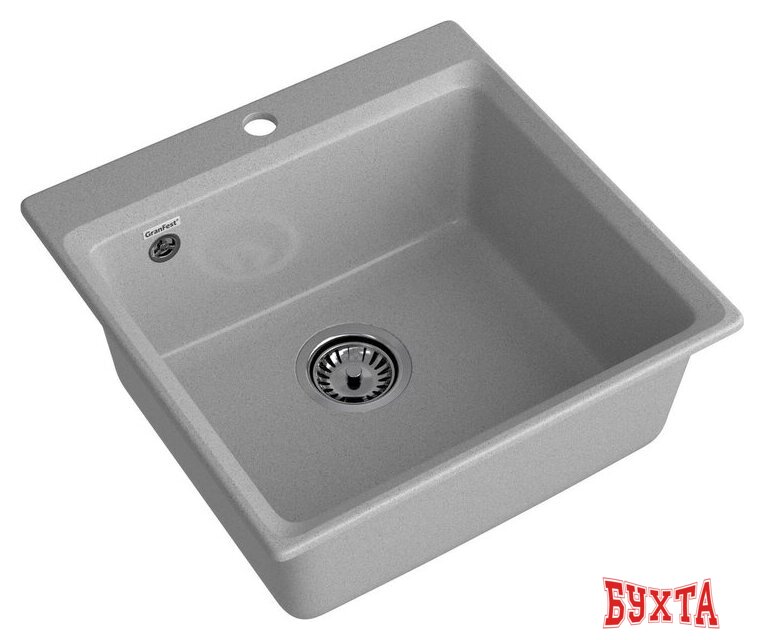 Кухонная мойка GranFest GF-LV-510 (серый) 2