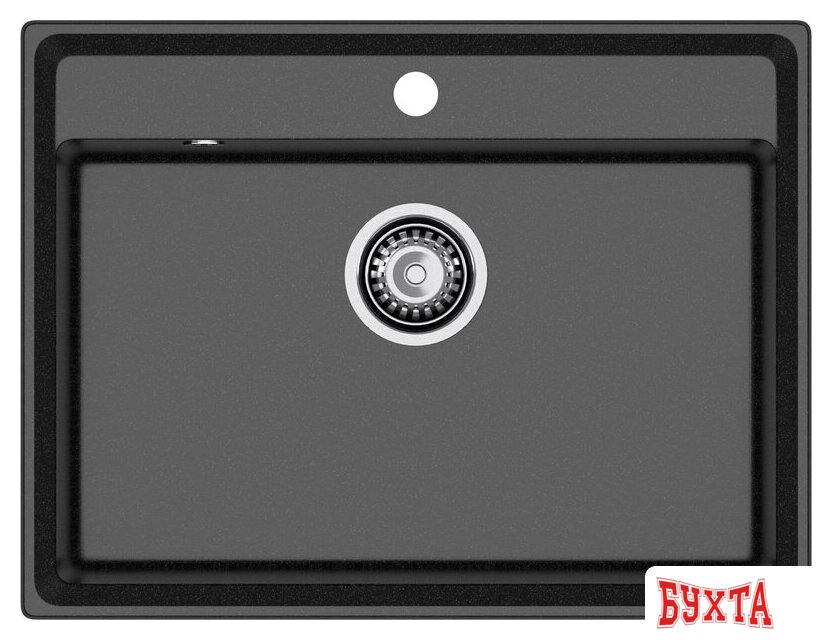 Кухонная мойка GranFest GF-LV-660 (черный)