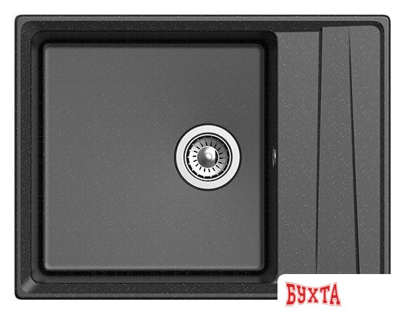 Кухонная мойка GranFest GF-LV-660L (черный) 2