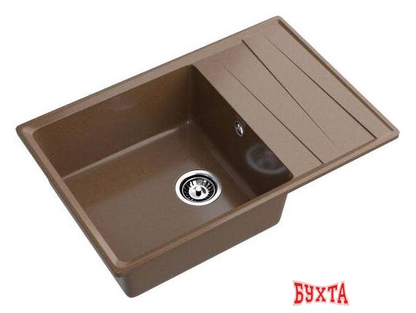Кухонная мойка GranFest GF-LV-760L (терракот)