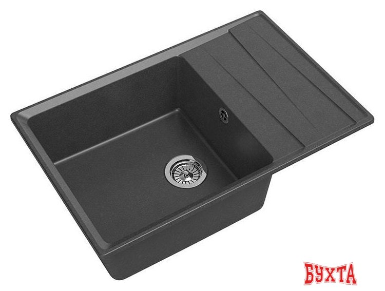 Кухонная мойка GranFest GF-LV-760L (графит)