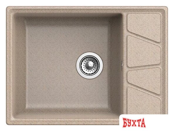 Кухонная мойка GranFest GF-V-680L (песочный) 2