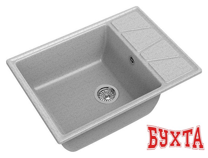 Кухонная мойка GranFest GF-V-680L (серый)