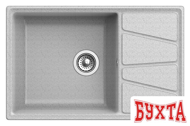 Кухонная мойка GranFest GF-V-780L (серый) 2