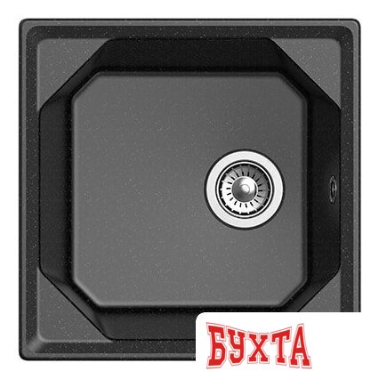 Кухонная мойка GranFest GF-U-500 (черный) 2